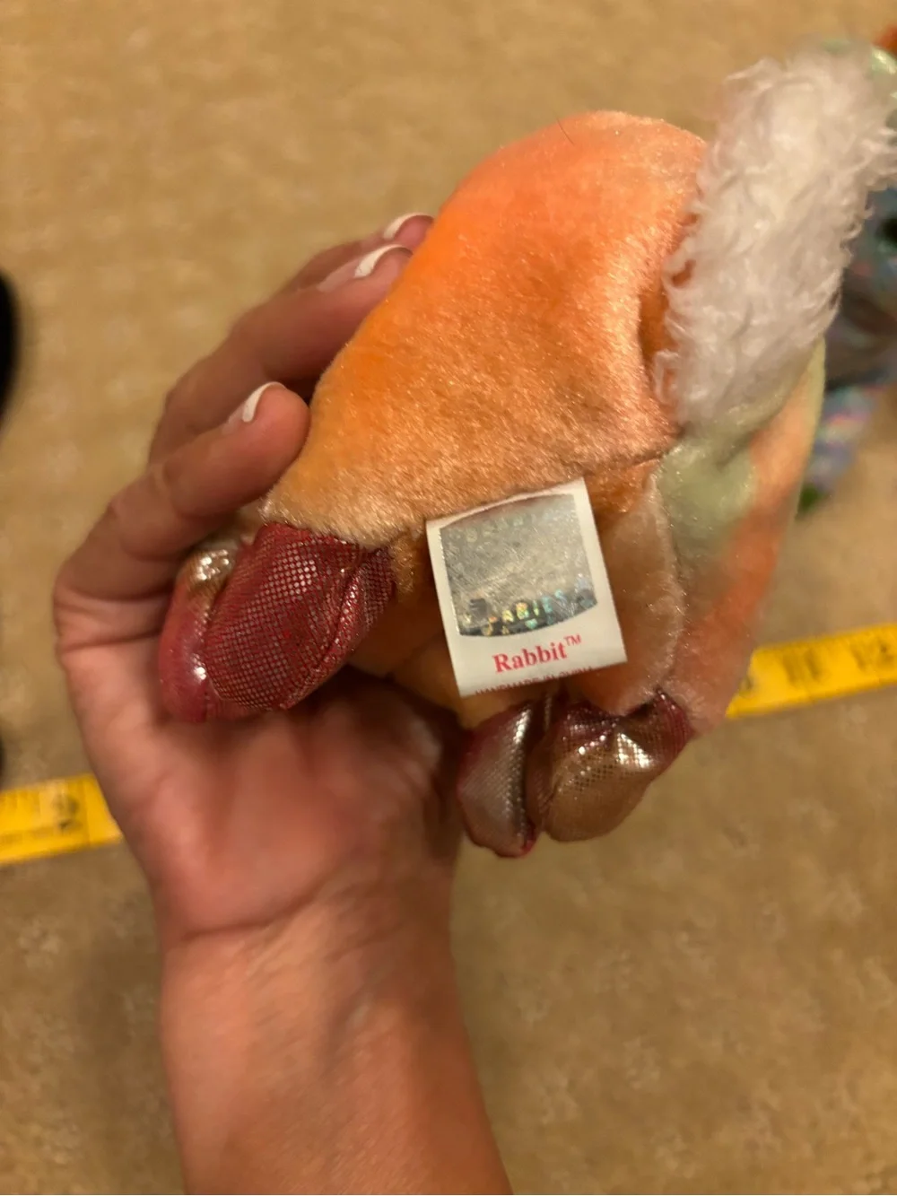 LOT 5 Ty Beanie Babies - Multicolor Plush Animals